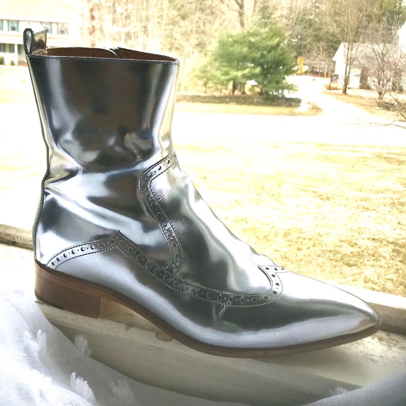 margiela silver boots